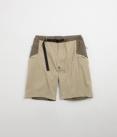 Cayl Bloc Shorts - Beige