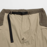 Cayl Bloc Shorts in Beige thumbnail