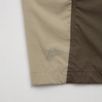 Cayl Bloc Shorts in Beige thumbnail
