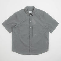 Cayl CHK 2Pocket Short Sleeve Shirt in Dark Grey thumbnail