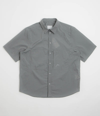 Cayl CHK 2Pocket Short Sleeve Shirt in Dark Grey