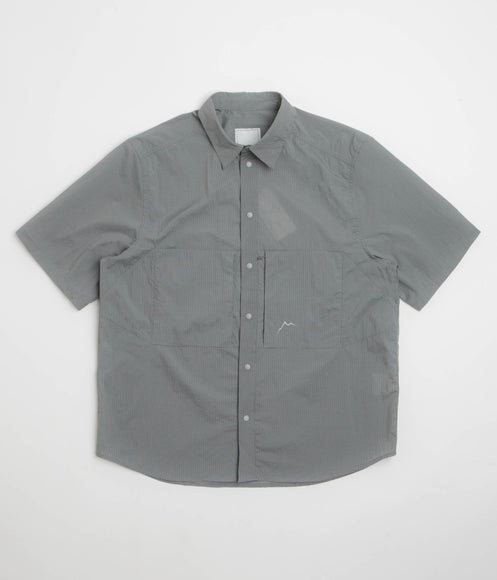 Cayl CHK 2Pocket Short Sleeve Shirt - Dark Grey