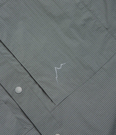 Cayl CHK 2Pocket Short Sleeve Shirt in Dark Grey