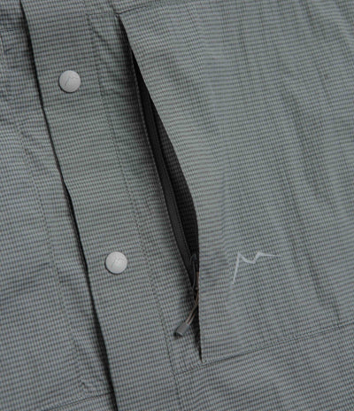 Cayl CHK 2Pocket Short Sleeve Shirt in Dark Grey