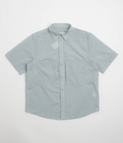 Cayl CHK 2Pocket Short Sleeve Shirt - Light Grey