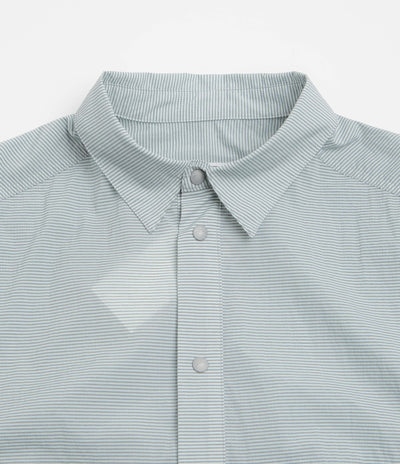 Cayl CHK 2Pocket Short Sleeve Shirt in Light Grey