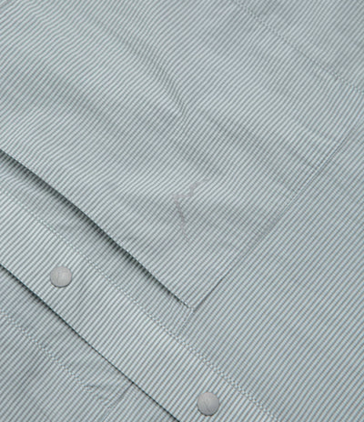 Cayl CHK 2Pocket Short Sleeve Shirt in Light Grey