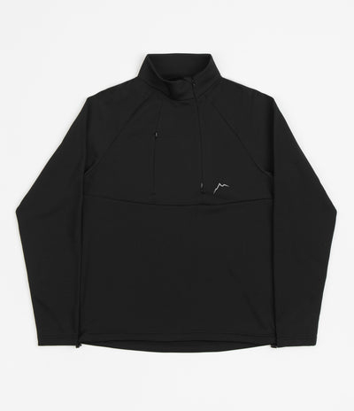 Cayl Karuishi Half Zip Sweatshirt in Black