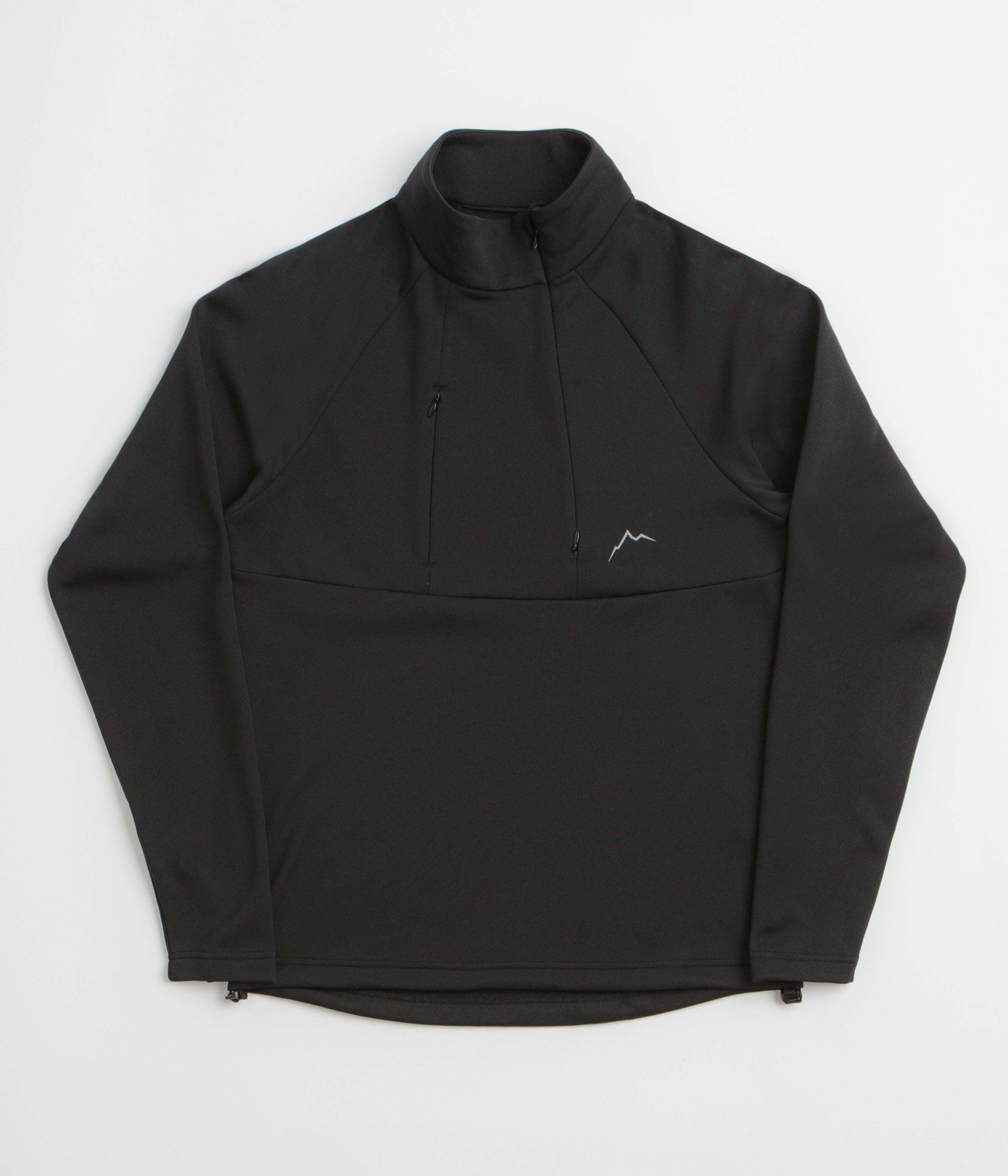 Cayl Karuishi Half Zip Sweatshirt in Black