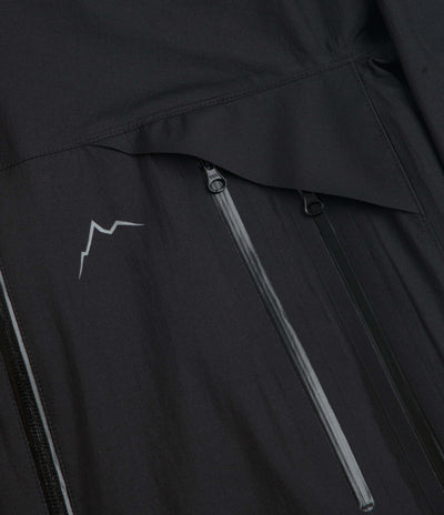 Cayl Light 3L Double Zip Jacket in Black