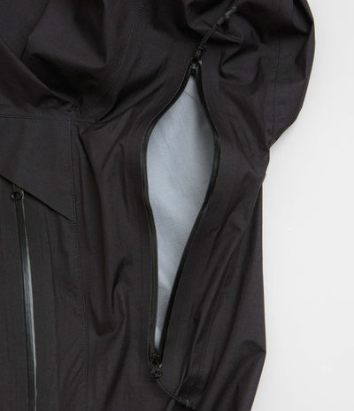 Cayl Light 3L Double Zip Jacket in Black