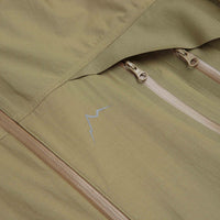 Cayl Light 3L Double Zip Jacket in Sand Brown thumbnail