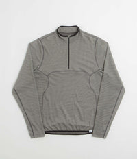 Cayl Live Wool Mix Half Zip Sweatshirt in Charcoal