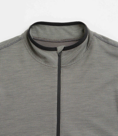 Cayl Live Wool Mix Half Zip Sweatshirt - Charcoal