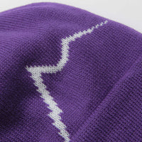 Cayl Logo Long Beanie in Violet thumbnail
