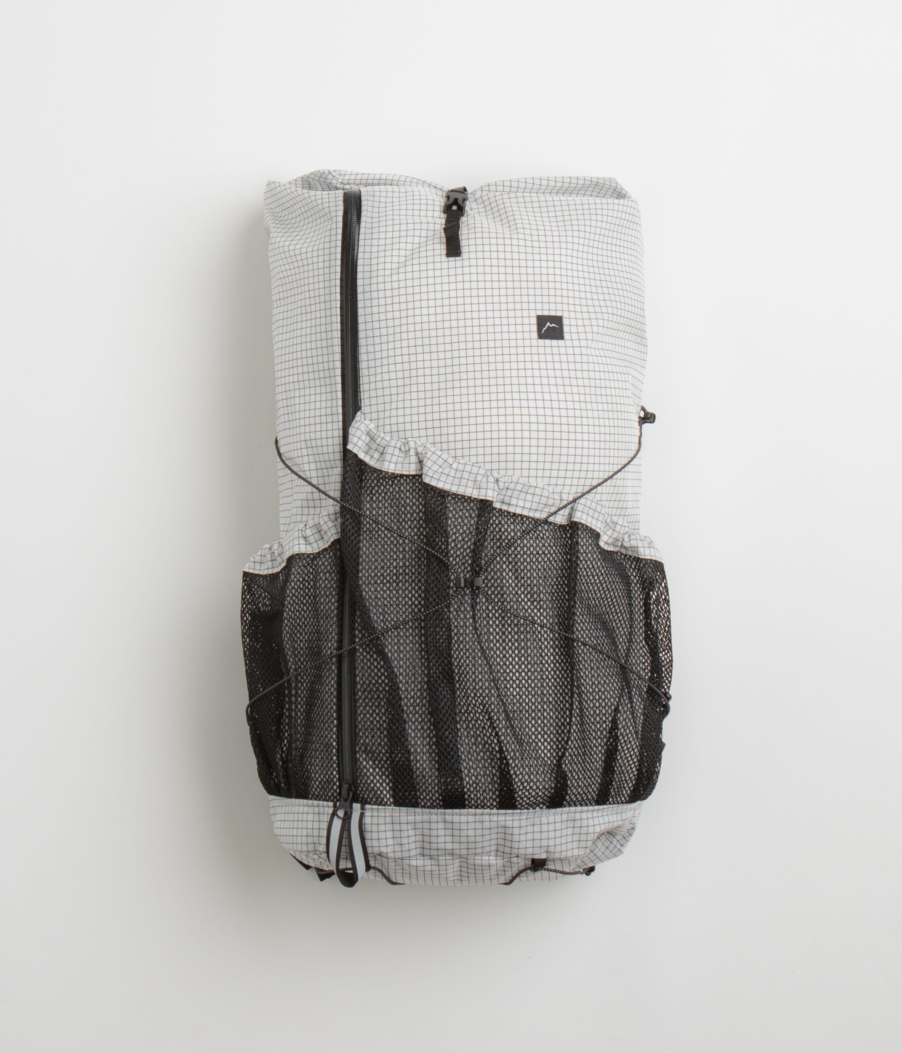 Cayl Mari Roll Top SM B-Grid Bag in White