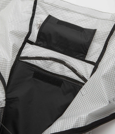 Cayl Mari Roll Top SM B-Grid Bag in White