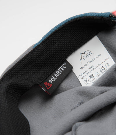 Cayl Micro Fleece Cap in Light Grey