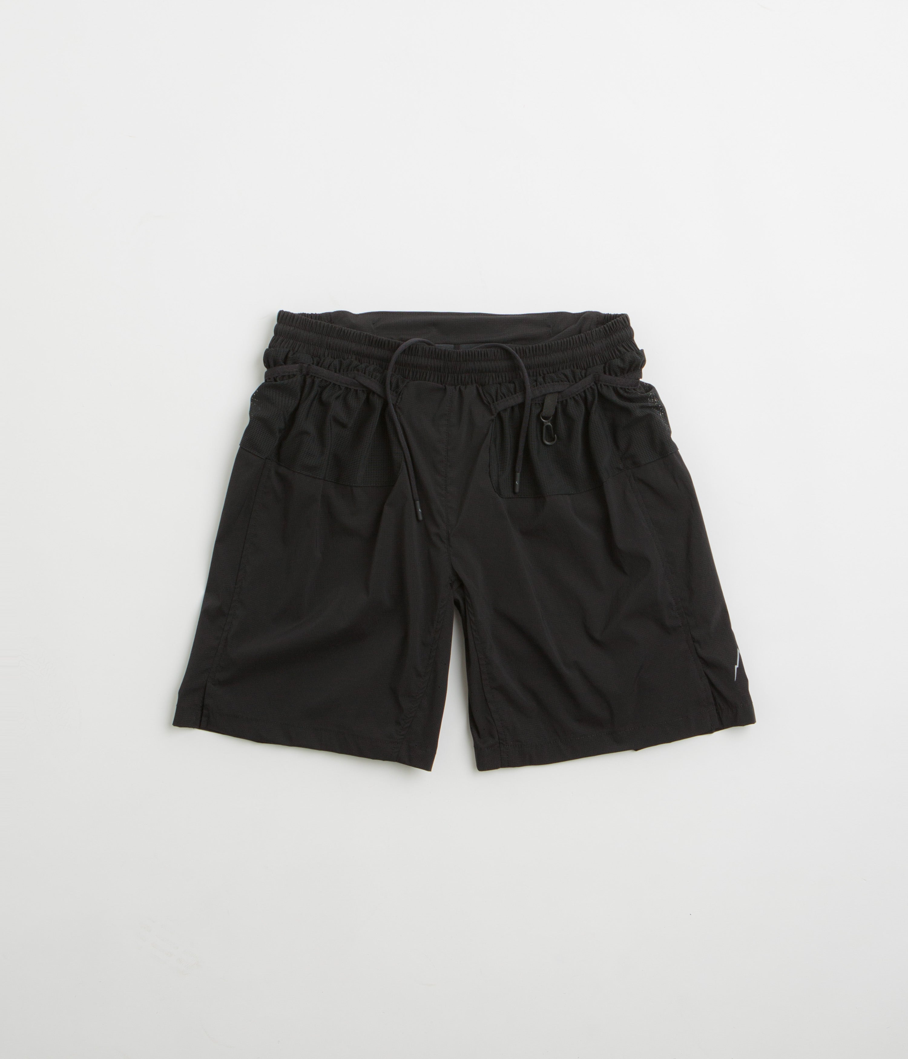 Cayl Nylon Trail Shorts in Black