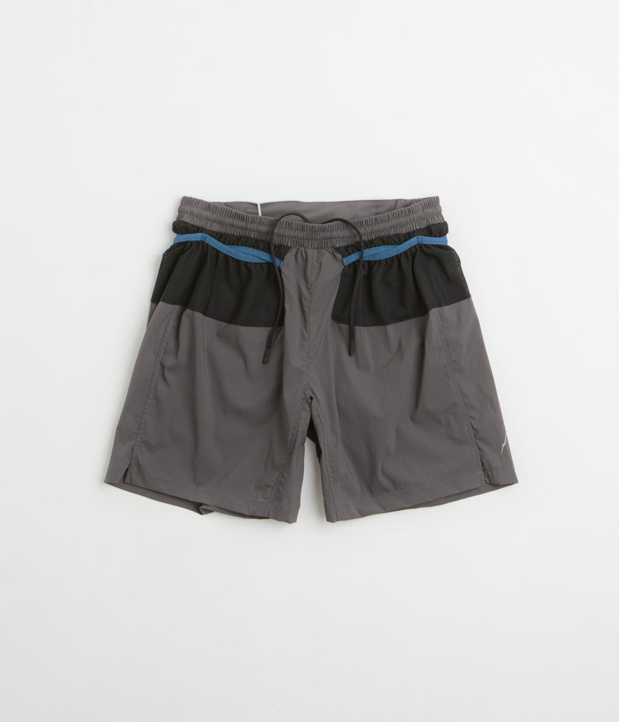 Cayl Nylon Trail Shorts in Grey