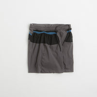 Cayl Nylon Trail Shorts in Grey thumbnail