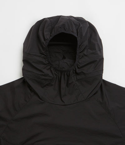 Cayl Packable Stretch Hoodie in Black