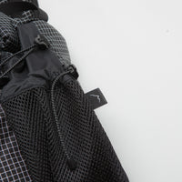 Cayl Rolltop Grid Cross Bag - Black thumbnail