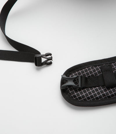 Cayl Rolltop Grid Cross Bag - Black
