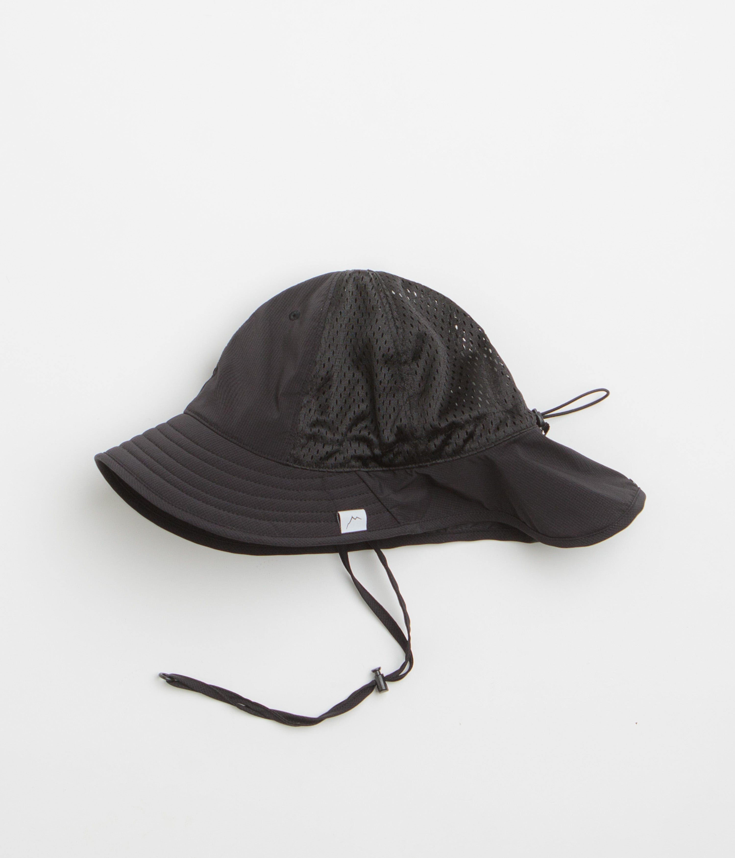 Cayl Stretch Nylon Explorer Hat in Black