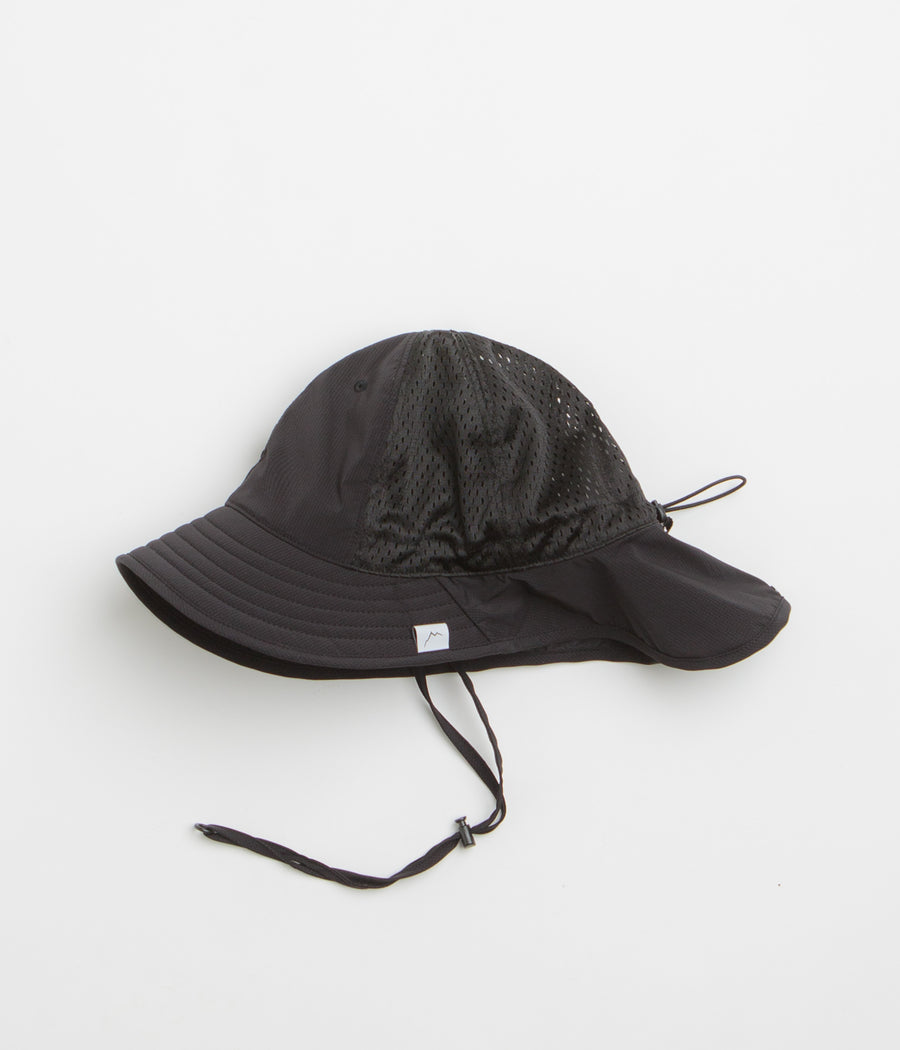 Cayl Stretch Nylon Explorer Hat in Black