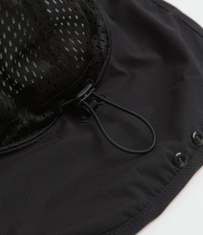 Cayl Stretch Nylon Explorer Hat - Black