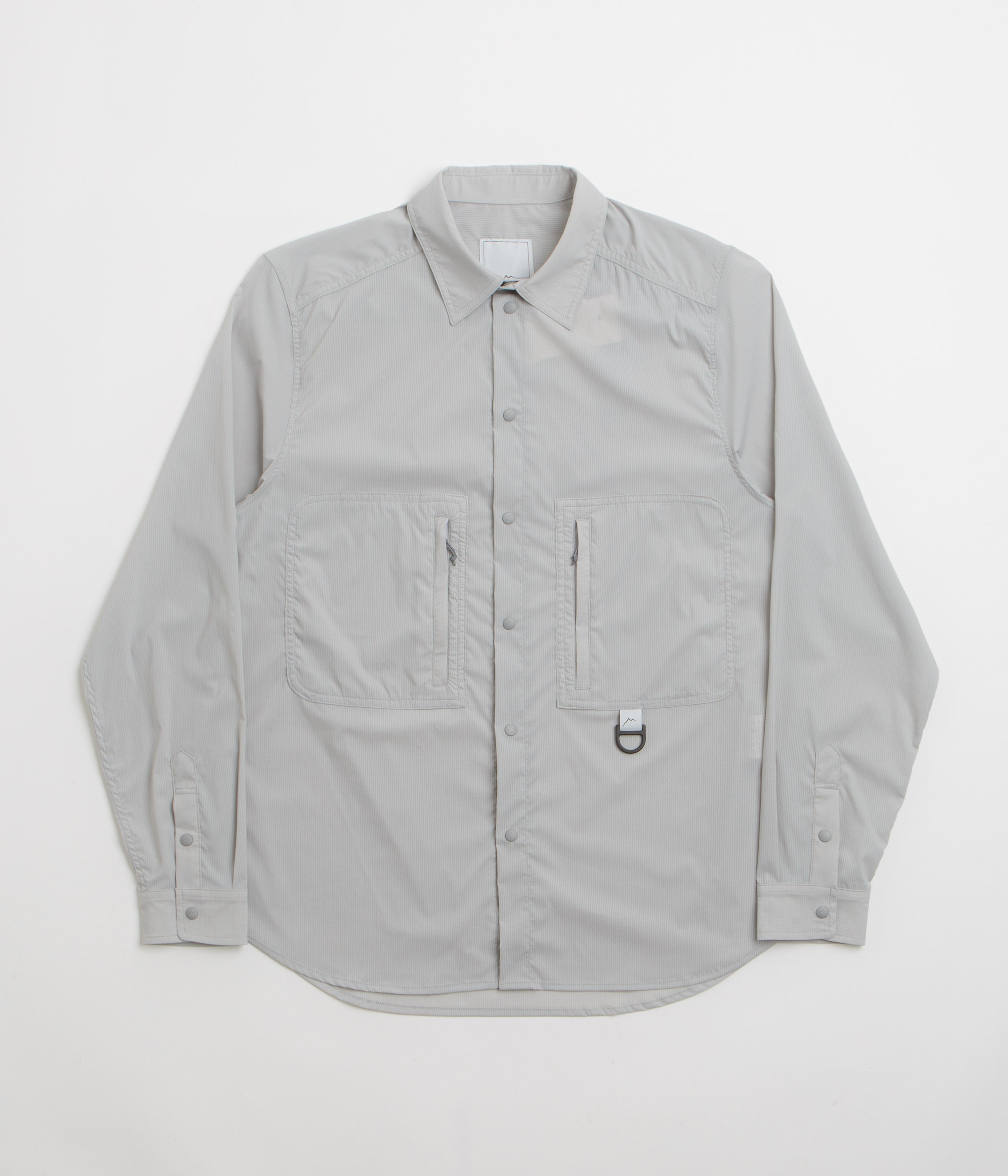 Cayl Stretch Nylon Hiker Shirt in Light Grey