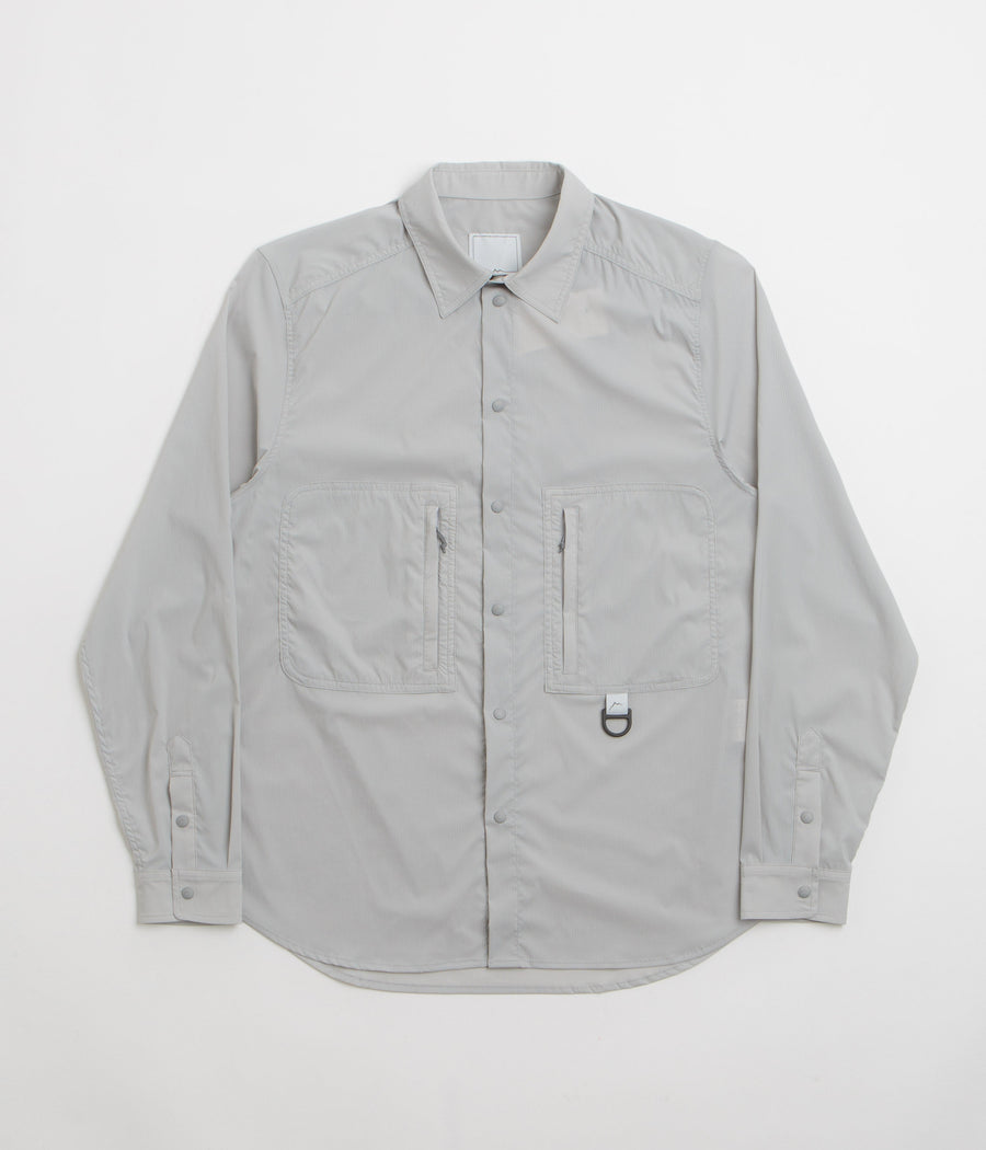 Cayl Stretch Nylon Hiker Shirt in Light Grey