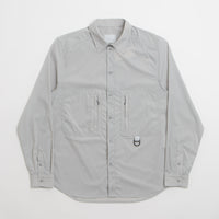 Cayl Stretch Nylon Hiker Shirt in Light Grey thumbnail