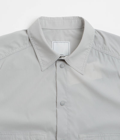 Cayl Stretch Nylon Hiker Shirt in Light Grey