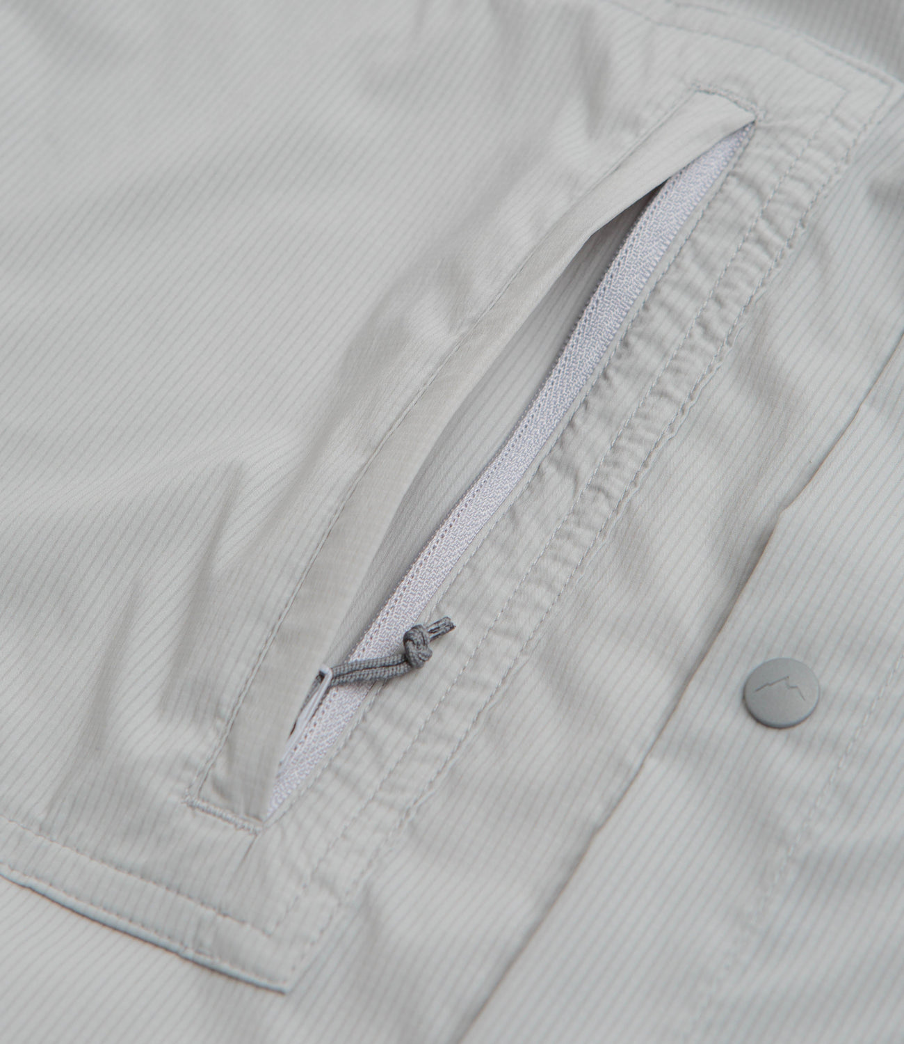 Cayl Stretch Nylon Hiker Shirt - Light Grey | Flatspot