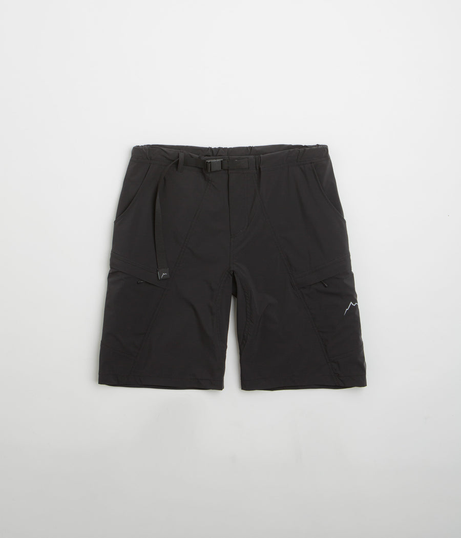 Cayl Stretch Shell Shorts in Black
