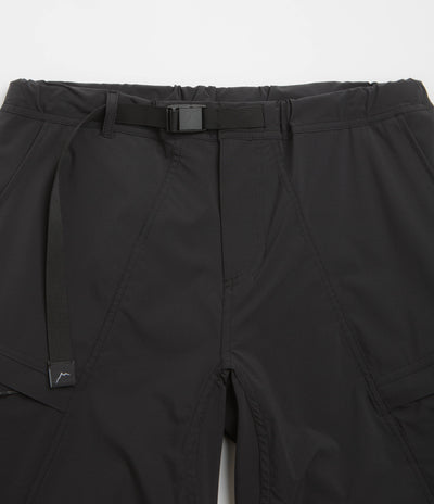 Cayl Stretch Shell Shorts in Black
