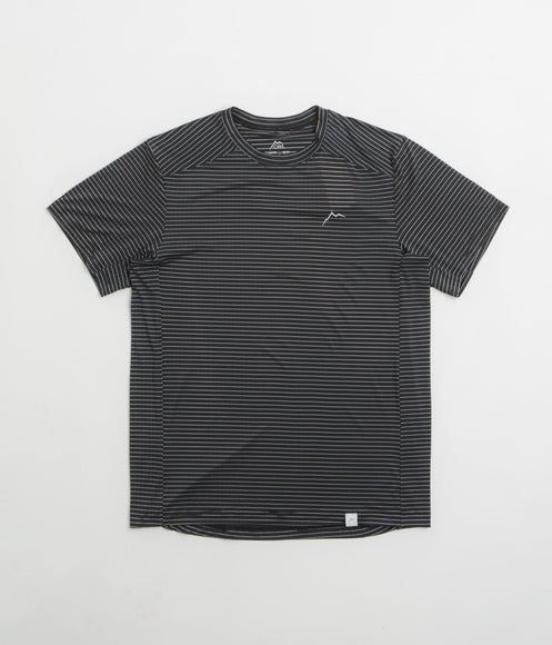 Cayl Stripe Logo T-Shirt - Black