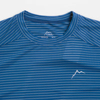 Cayl Stripe Logo T-Shirt in Blue thumbnail