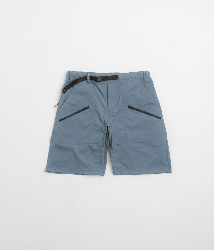 Cayl Zip Pocket Shorts in Light Blue
