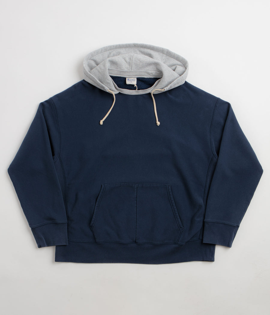 Champion Reverse Weave Afterhood Hoodie - Navy