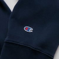 Champion Reverse Weave Afterhood Hoodie - Navy thumbnail