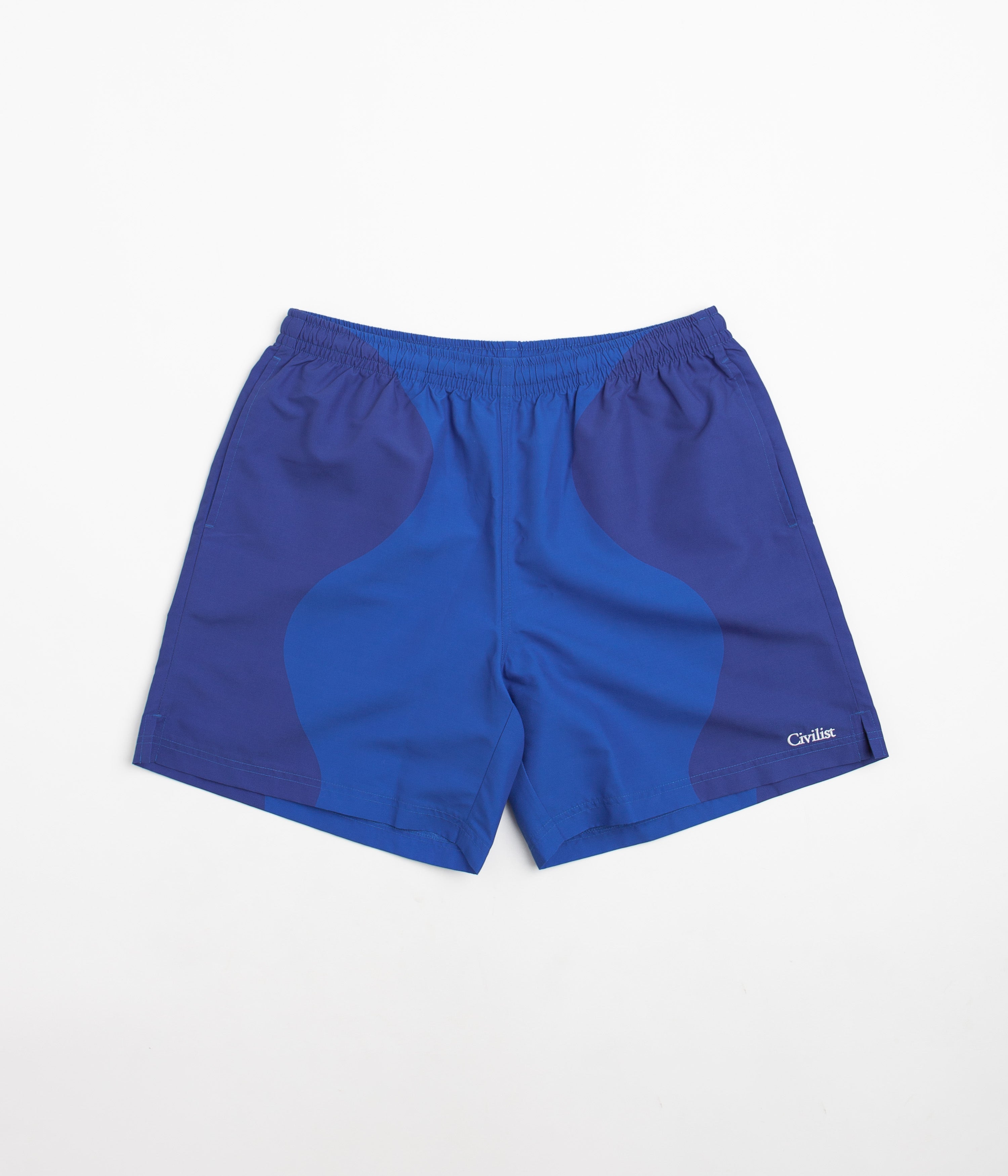 Civilist Butterfly Shorts in Navy and Royal