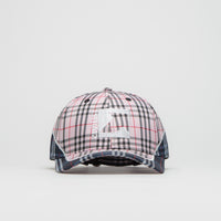 Civilist Checks Low Pro Cap in Pink and Blue thumbnail