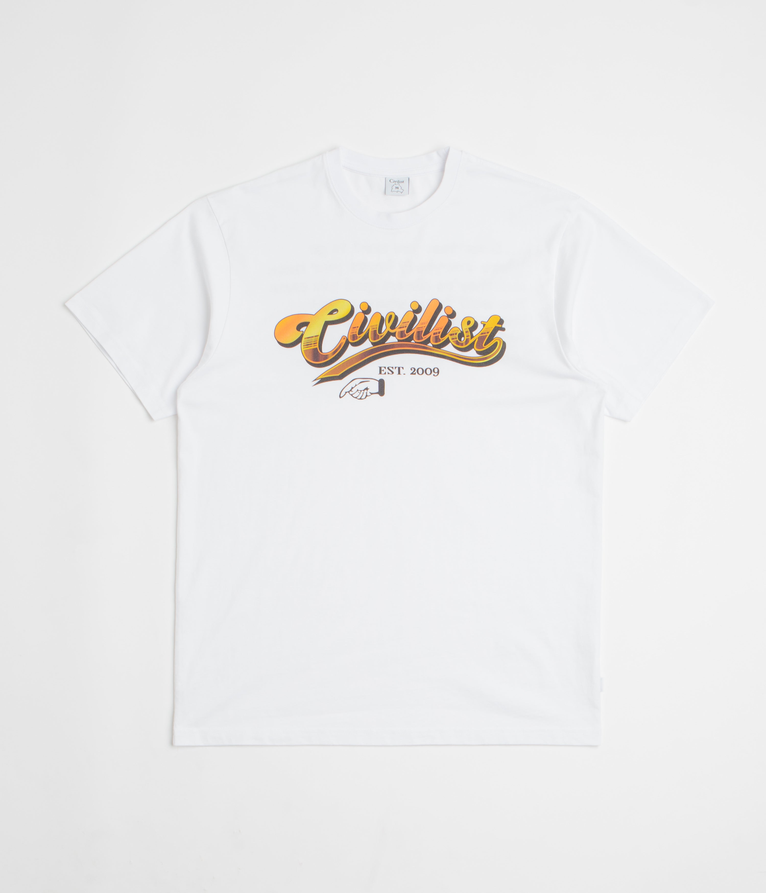 【CIVILIST】 Schulle Tee - White Civilist Big Fun T-Shirt - White | Flatspot
