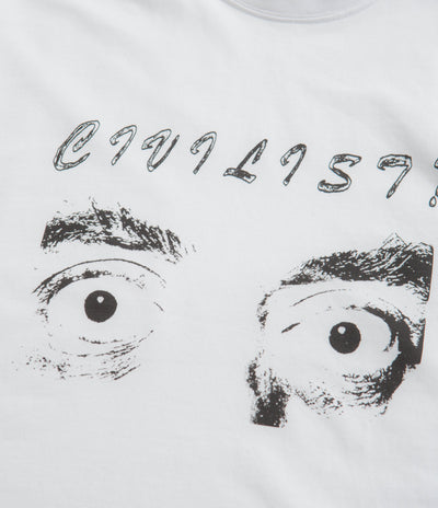 Civilist Eyes T-Shirt in White