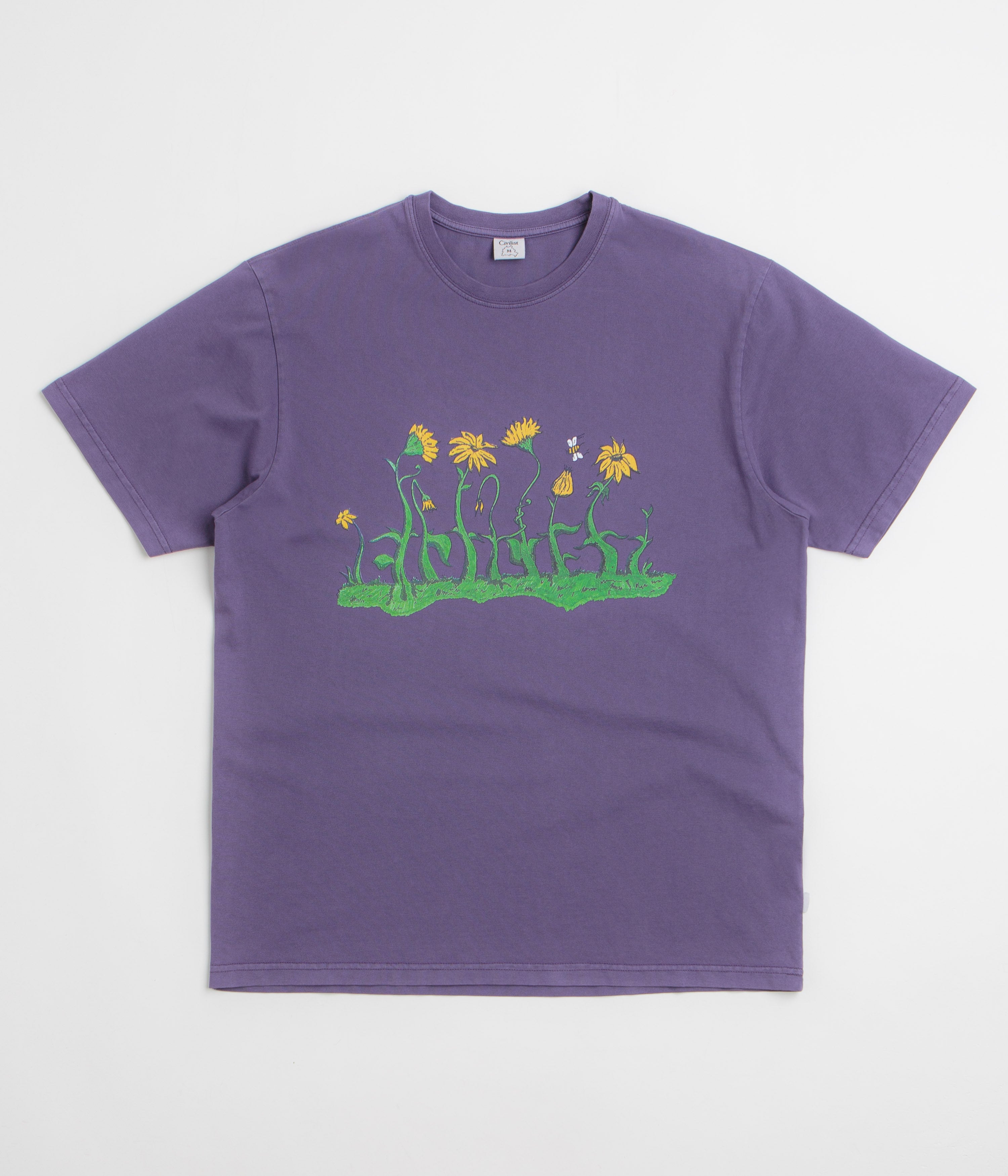 Civilist Flower T-Shirt - Grape