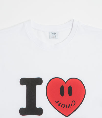 Civilist Ilove T-Shirt - White