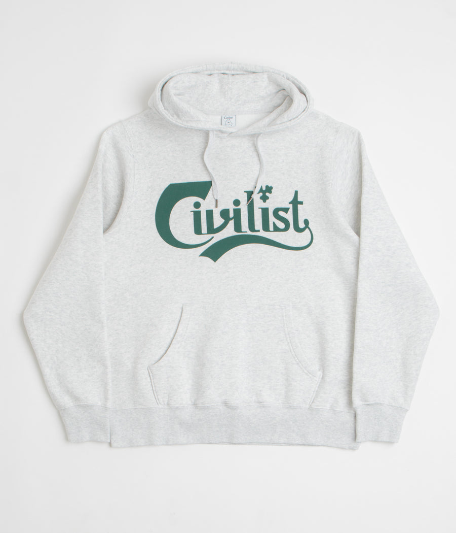 Civilist Karls Berg Hoodie in Light Heather Grey